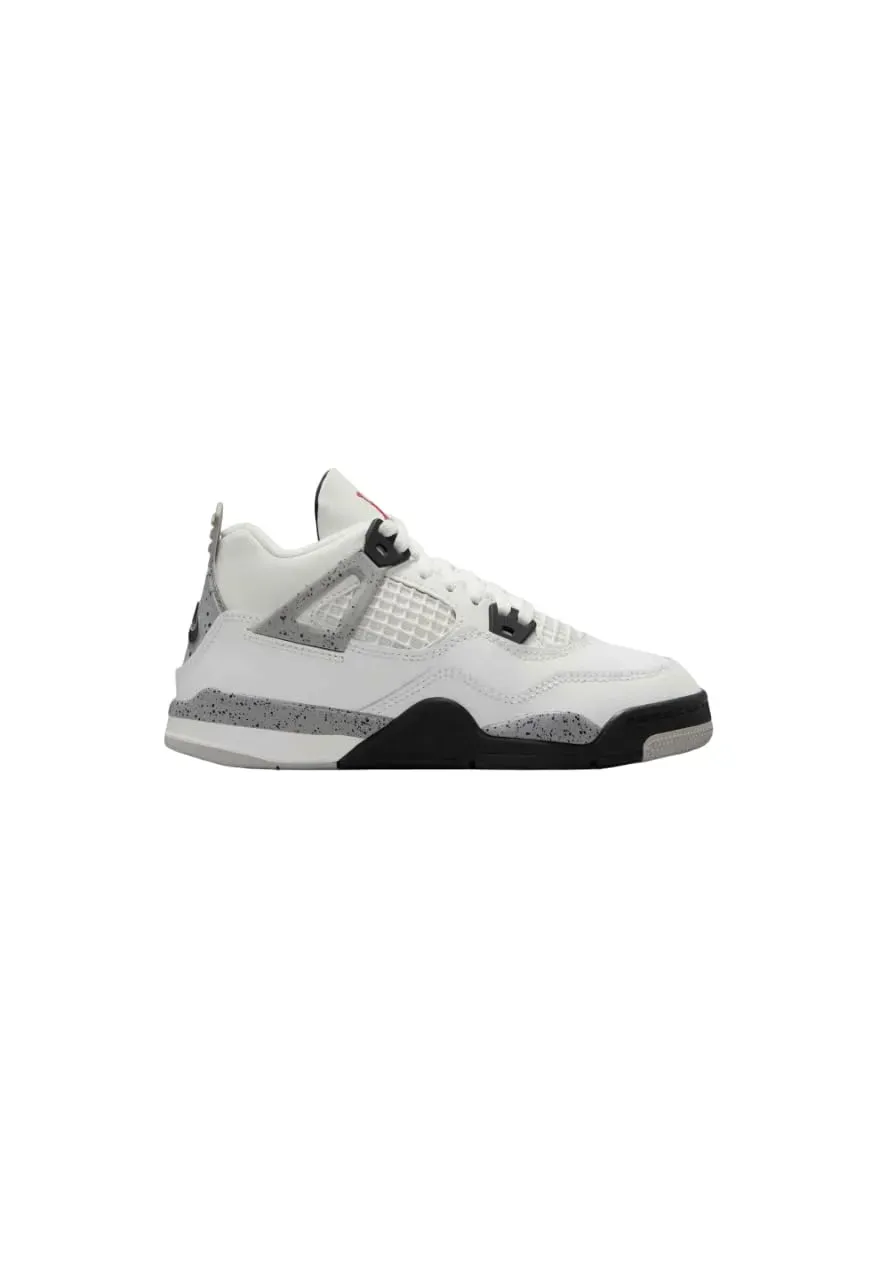 Nike Air Jordan 4 Retro scarpe uomo 46 EU bianco rosso