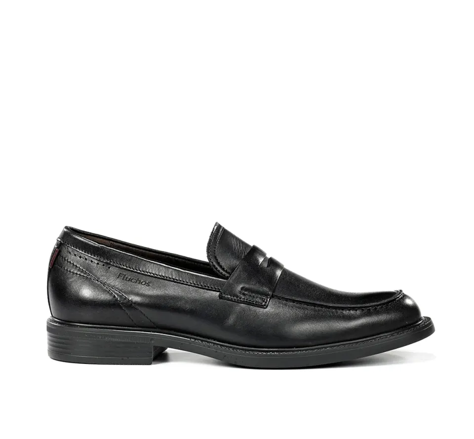 Fluchos Adrien F2496 mocassino uomo nero pelle