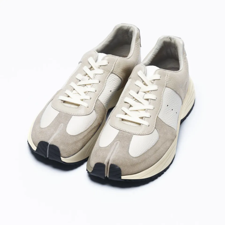 Tabito Tactical Trainer tabito50 sneakers bianche pelle