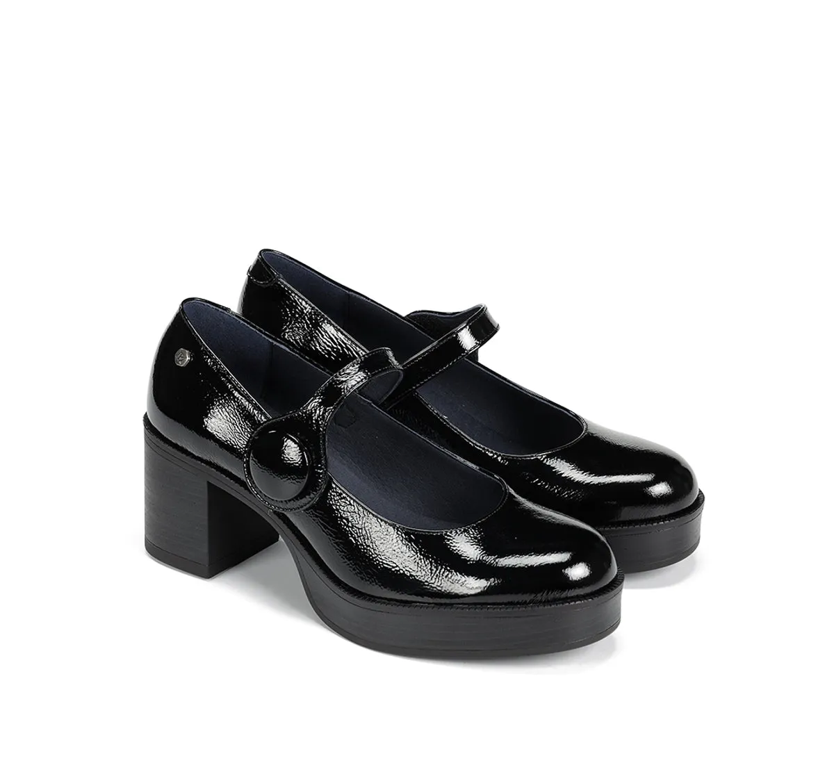 Fluchos Bowy D9588 tronchetto donna nero tacco zip