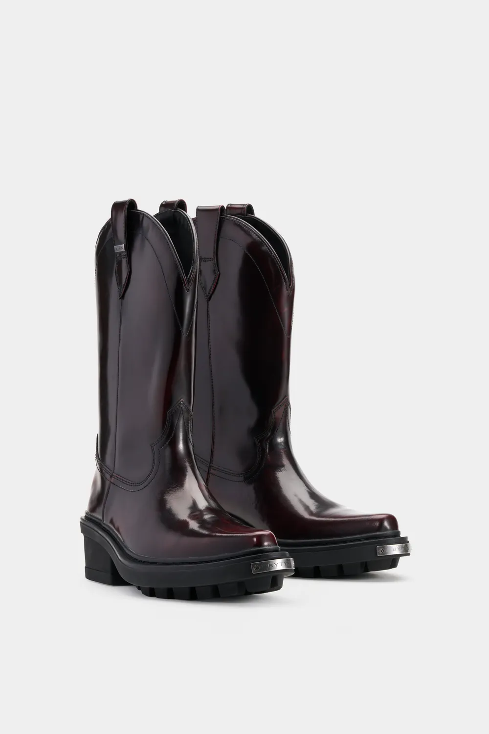Eytys Dodge stivali texani pelle oxblood