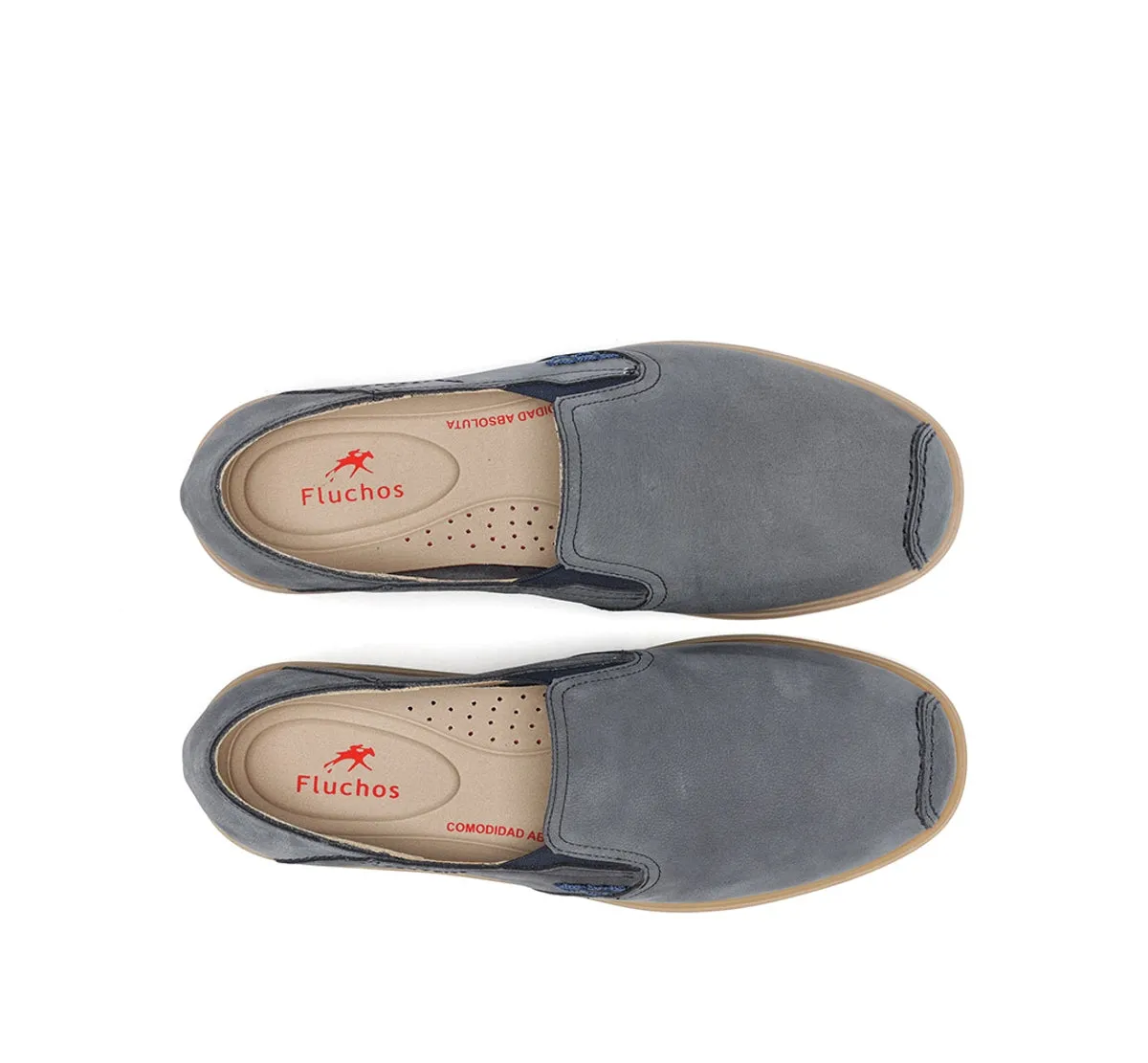 Fluchos Tribal F2194 slip on uomo blu gomma
