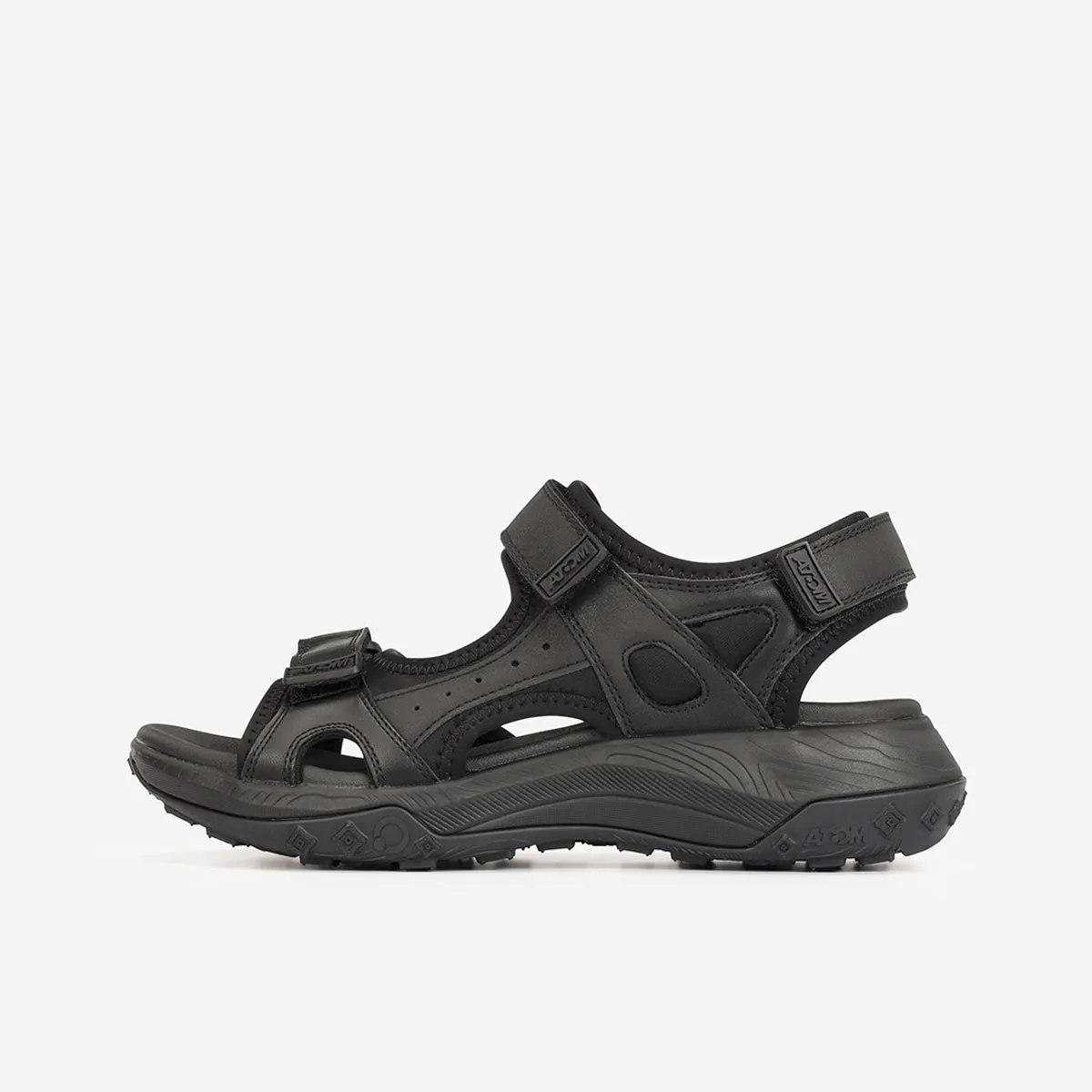 Fluchos Alliance AT189 Sandali Donna Neri Sportivi