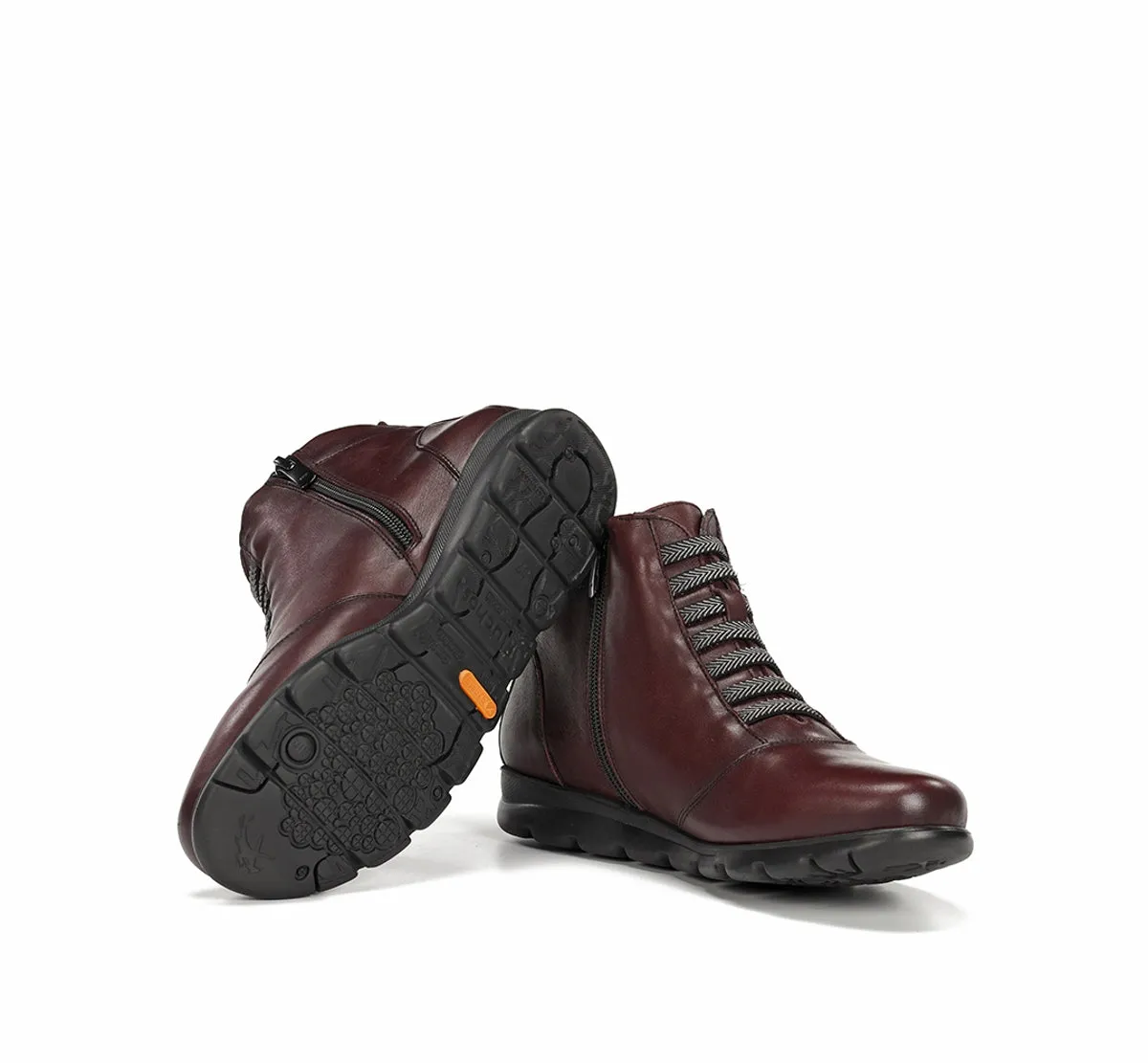 Fluchos Susan F0356 stivaletti donna bordeaux pelle
