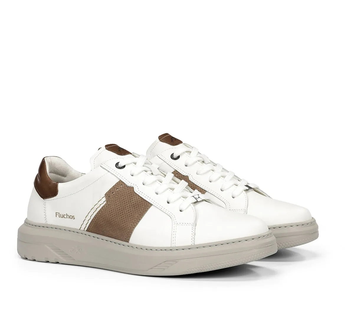 Fluchos Boston F2043 sneakers uomo bianche casual