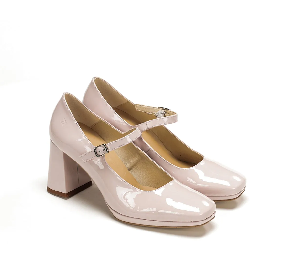Fluchos Karla D9265 Décolleté Nude Tacco Trapezio