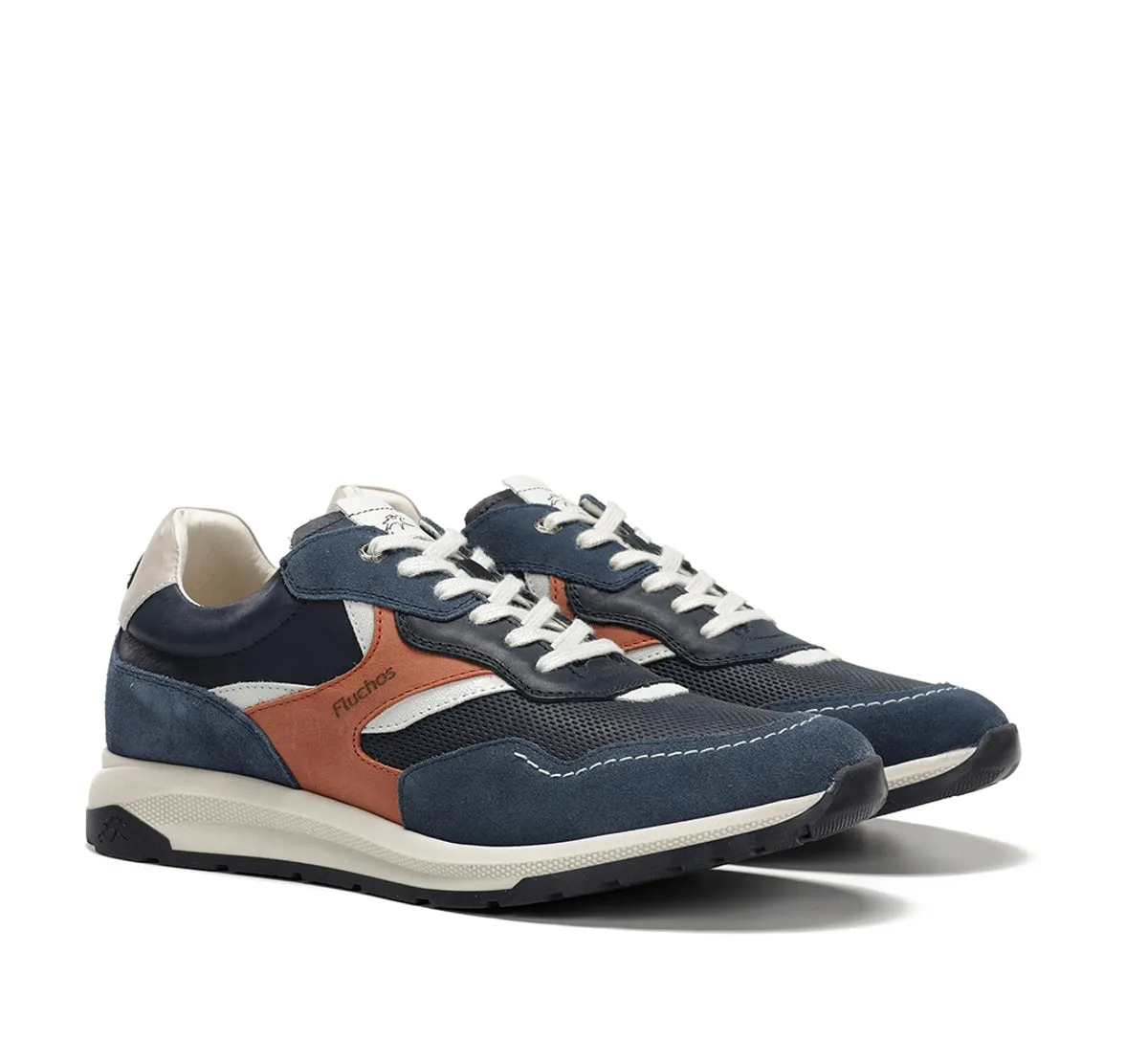 Fluchos Karter F2404 sneakers uomo blu pianta larga