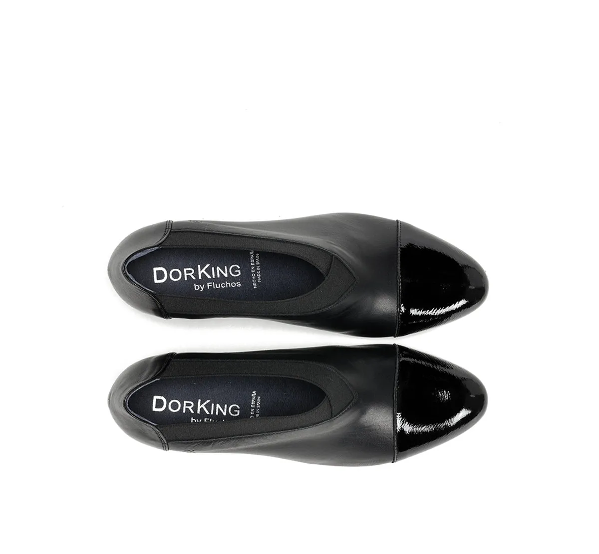 Fluchos Dora D8880 scarpe donna nere tacco comodo