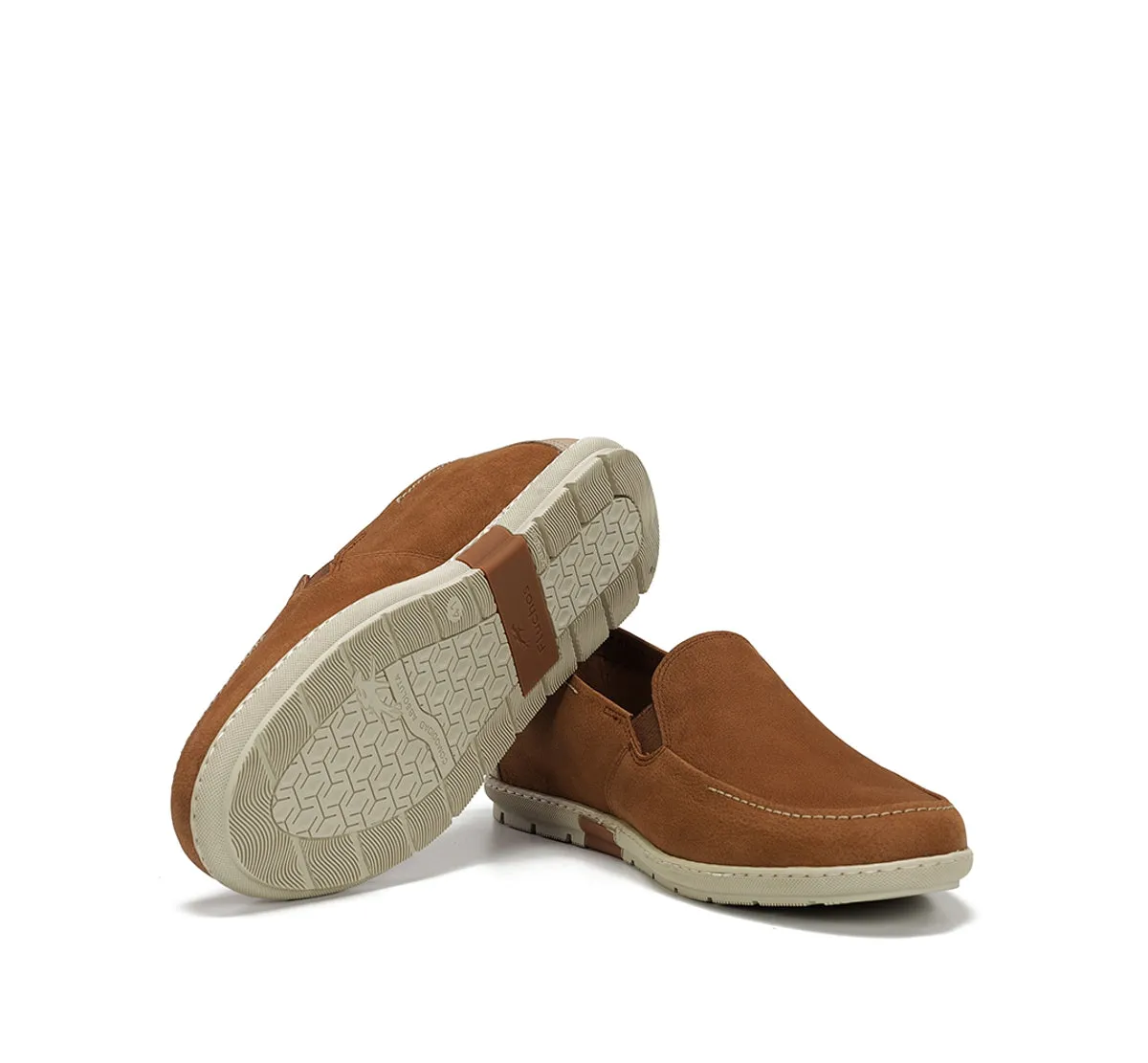 Fluchos Andy F2370 Slip On Uomo Marroni con Fibbia