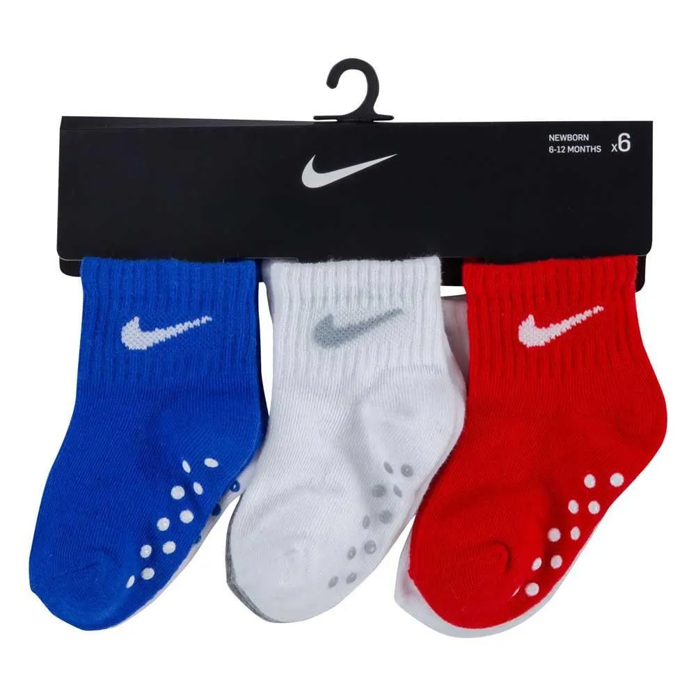 Nike Pop Color calzini bimbi 12-24 mesi 6 paia antiscivolo