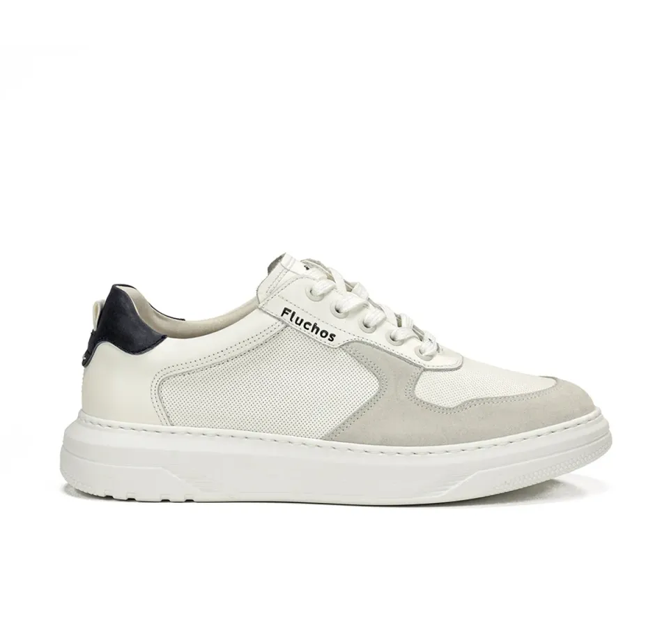 Fluchos Boston F1970 sneakers uomo bianche leggere
