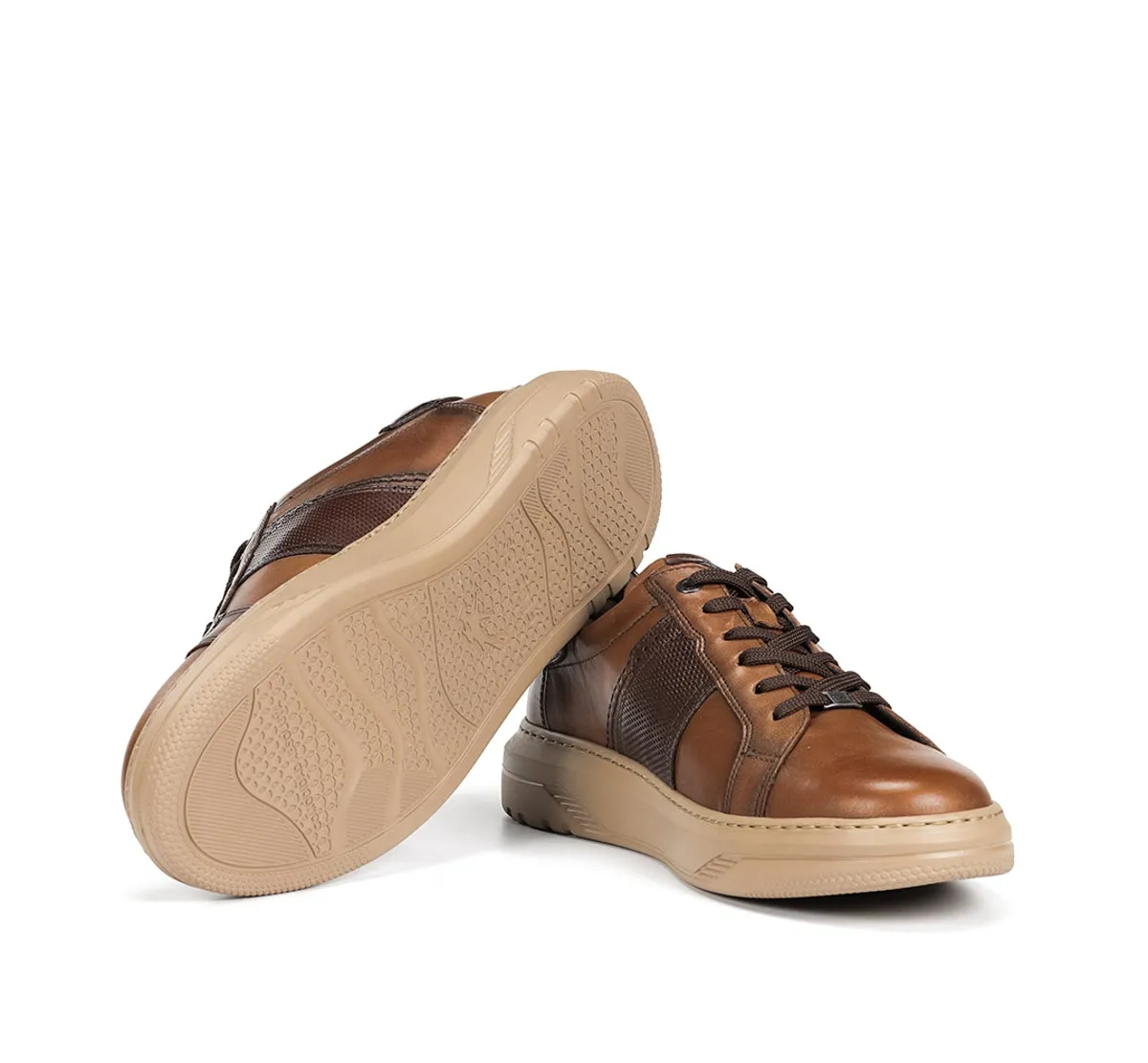 Fluchos Boston F2043 sneakers uomo marroni casual