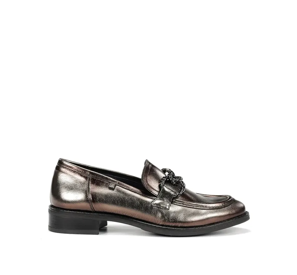 Dorking Harvard D9117 mocassino donna argento