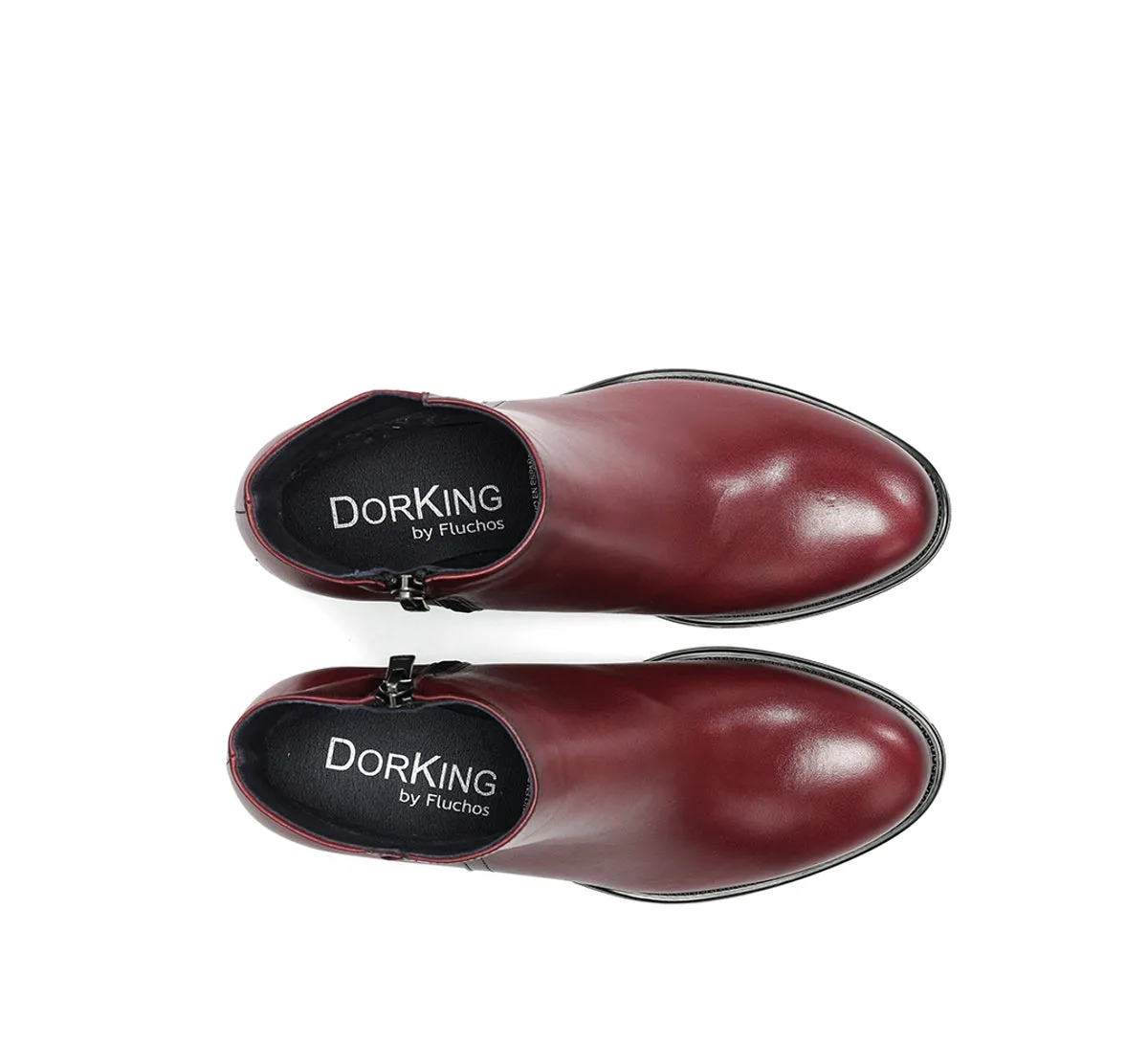 Fluchos Chiara D8966 stivaletti rossi punta sfilata