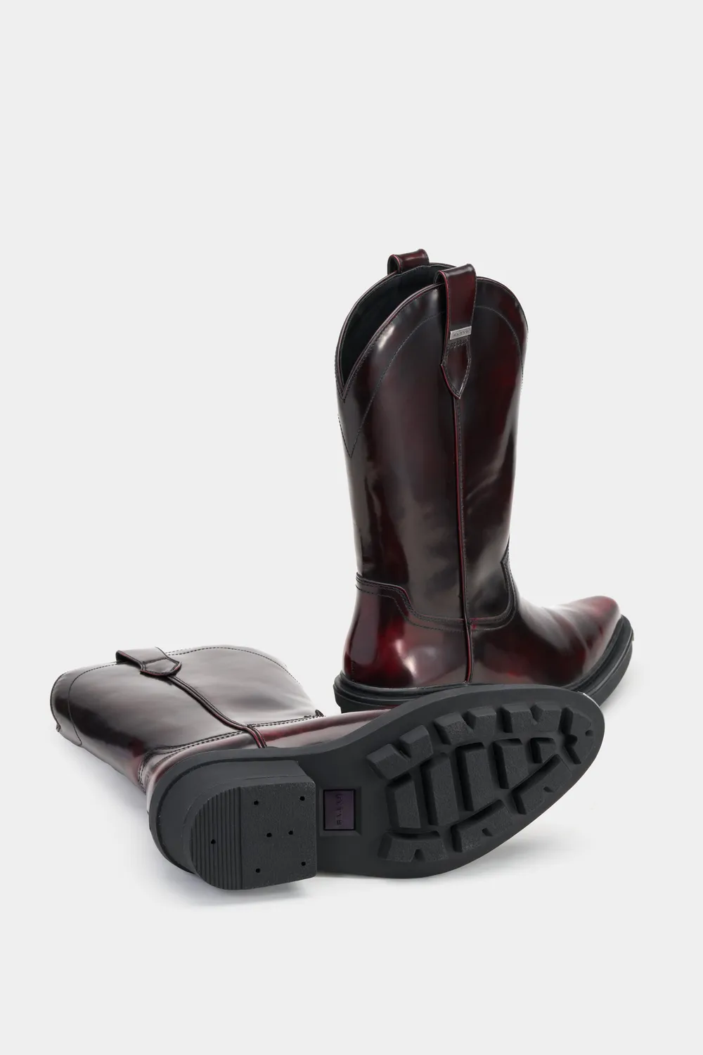 Eytys Dodge stivali texani pelle oxblood
