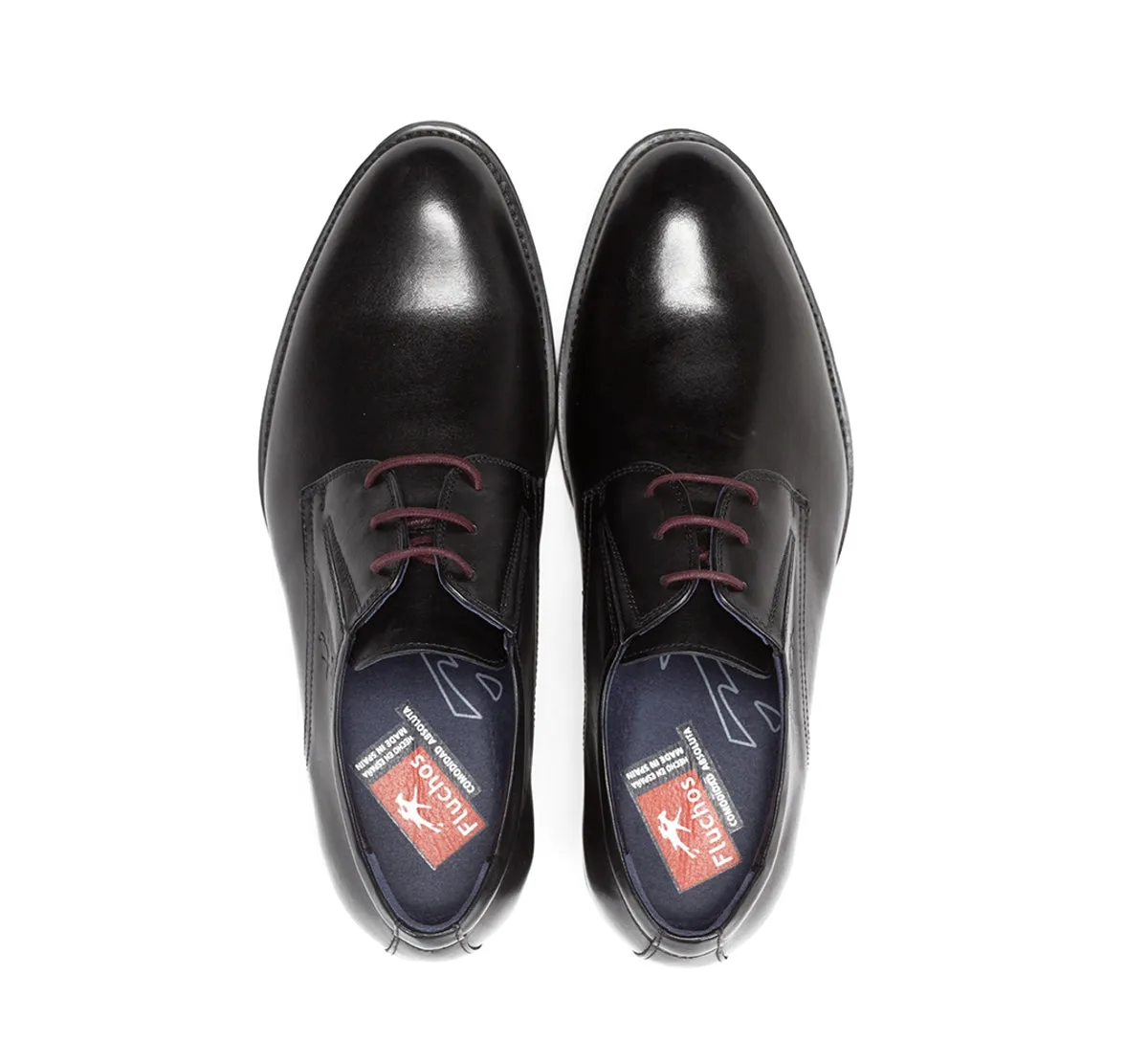 Fluchos Heracles 8410 Scarpa Uomo Nera Pelle