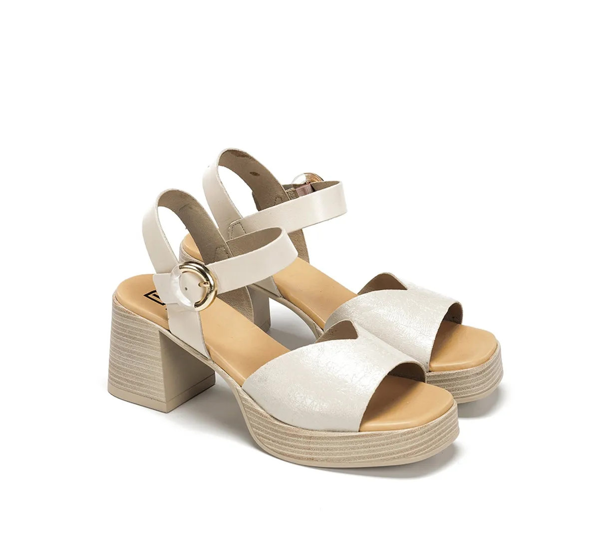 Dorking Diamond D9287 Sandalo Donna Bianco Tacco