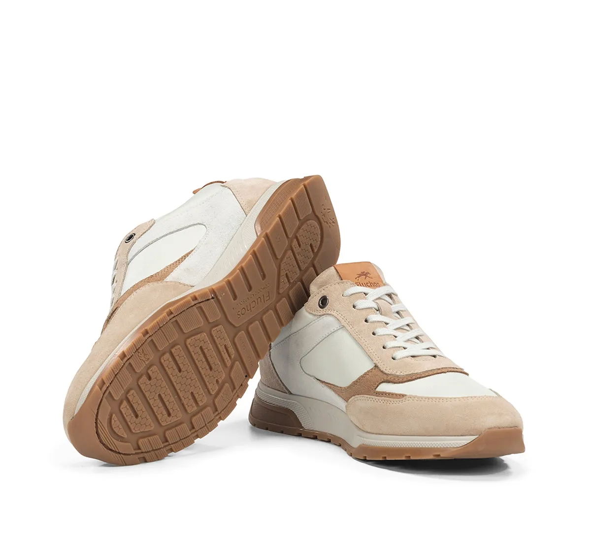 Fluchos Louis F2190 sneakers uomo tortora pelle