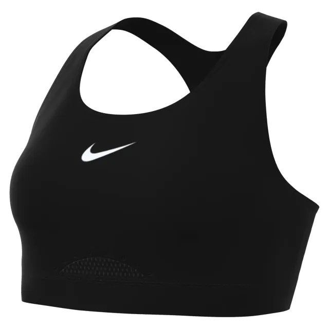 Nike Dri-FIT Swoosh reggiseno sportivo S/A nero alto sostegno