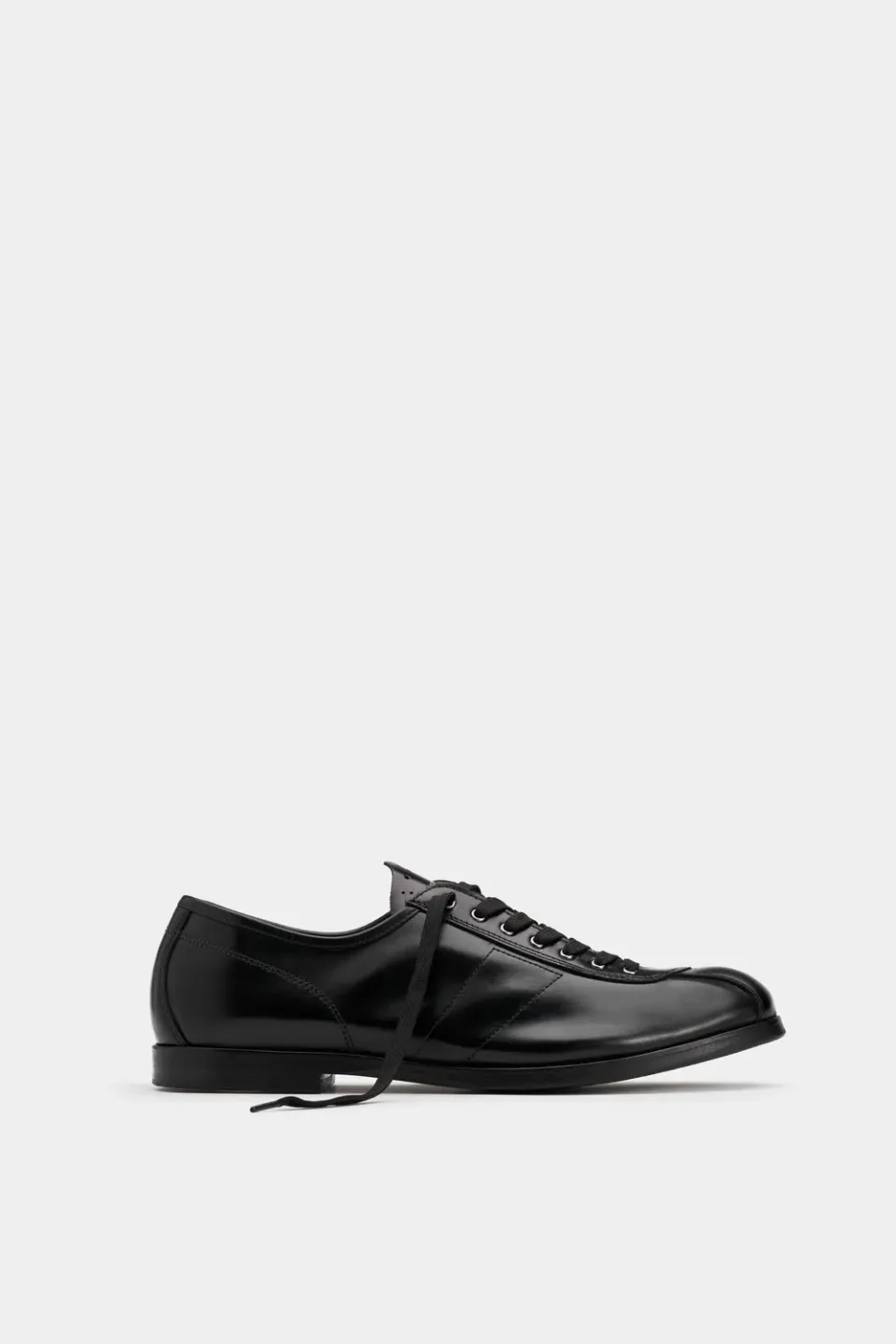 Eytys Victory scarpe eleganti pelle nera stringate