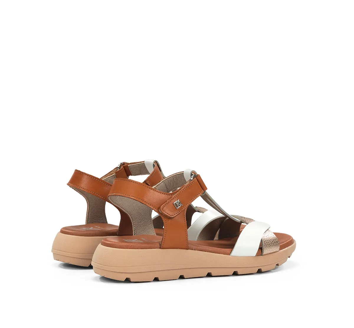 Fluchos Gandia D9466 sandali bianchi donna leggeri
