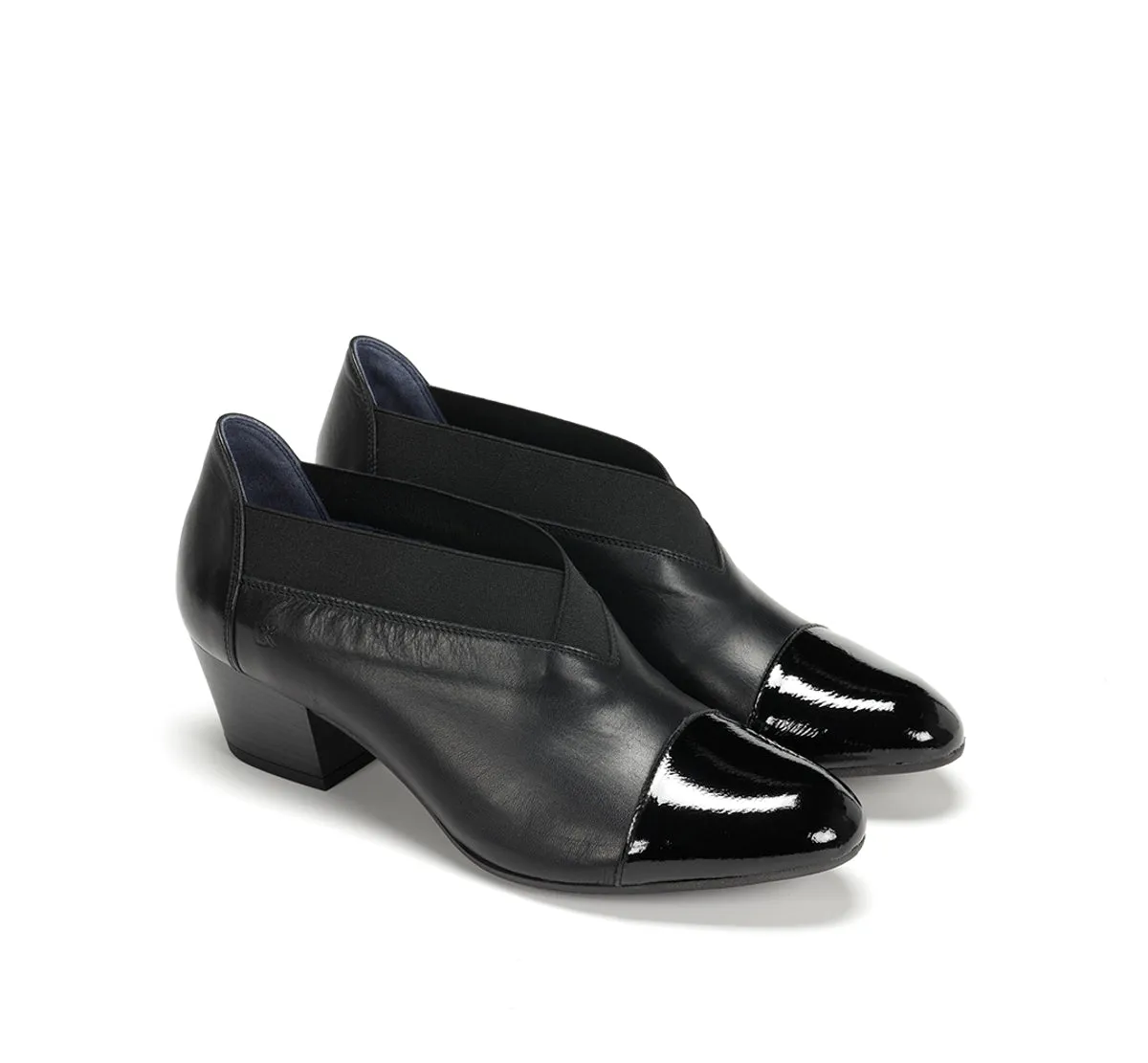 Fluchos Dora D8880 scarpe donna nere tacco comodo