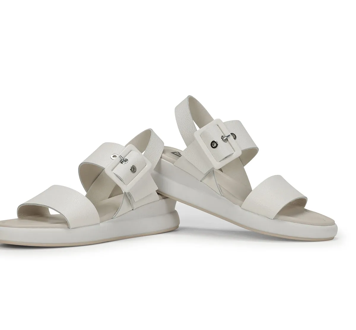 Dorking Slam D9088 sandali donna bianchi fibbie