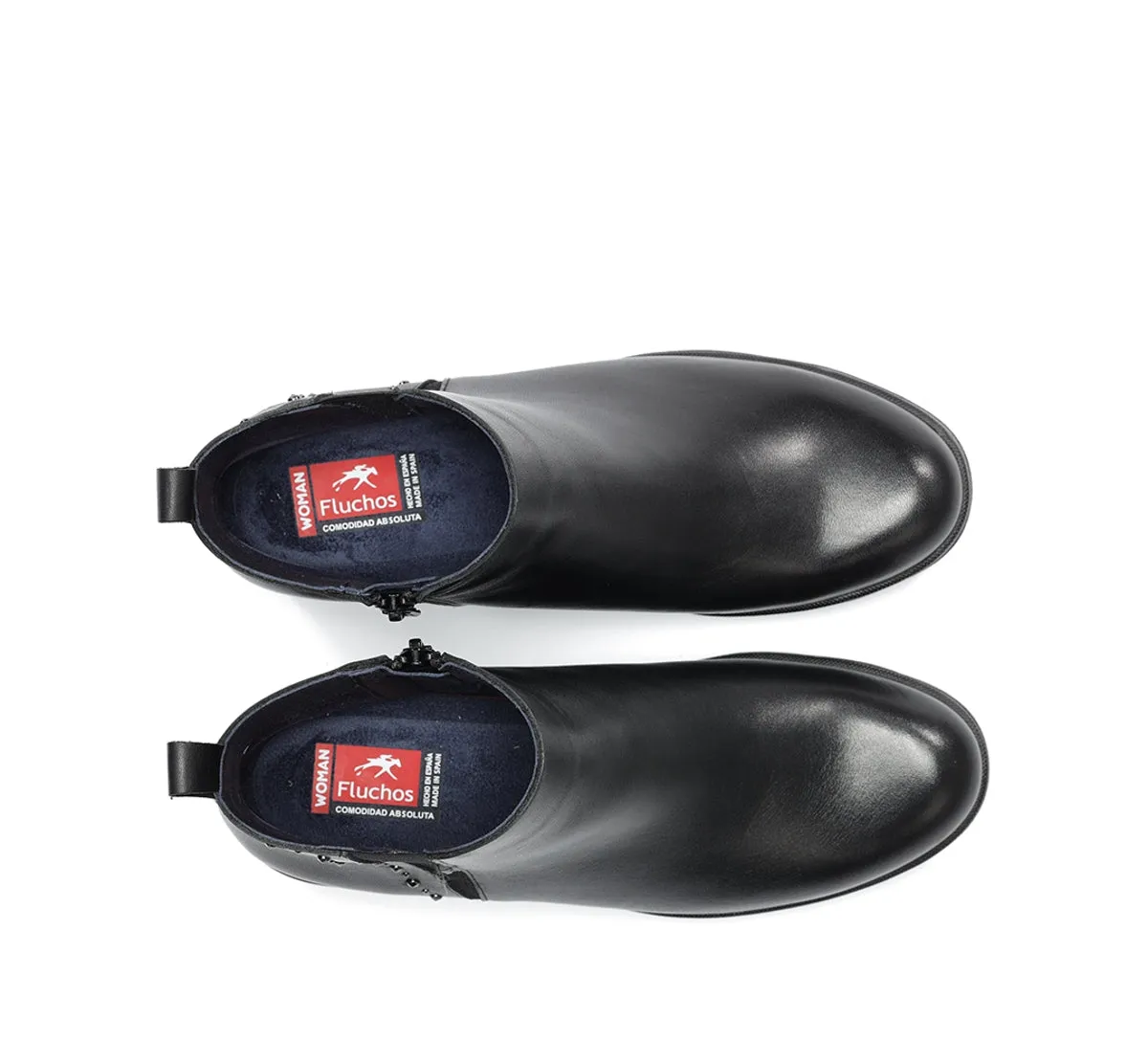 Fluchos Fugaz F2109 stivaletto donna nero carrarmato