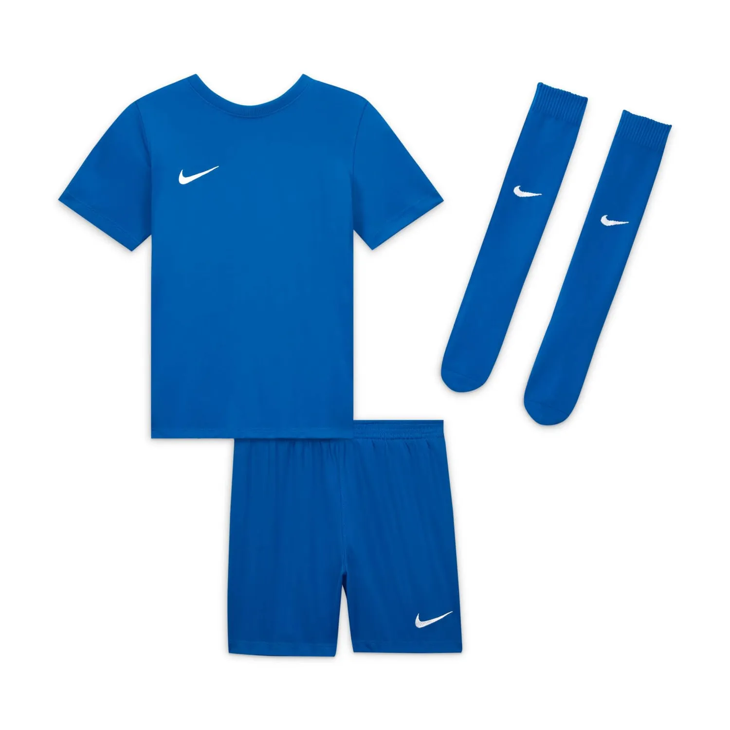 Nike Dri-Fit Park kit calcio bambino royal blue 3 pezzi