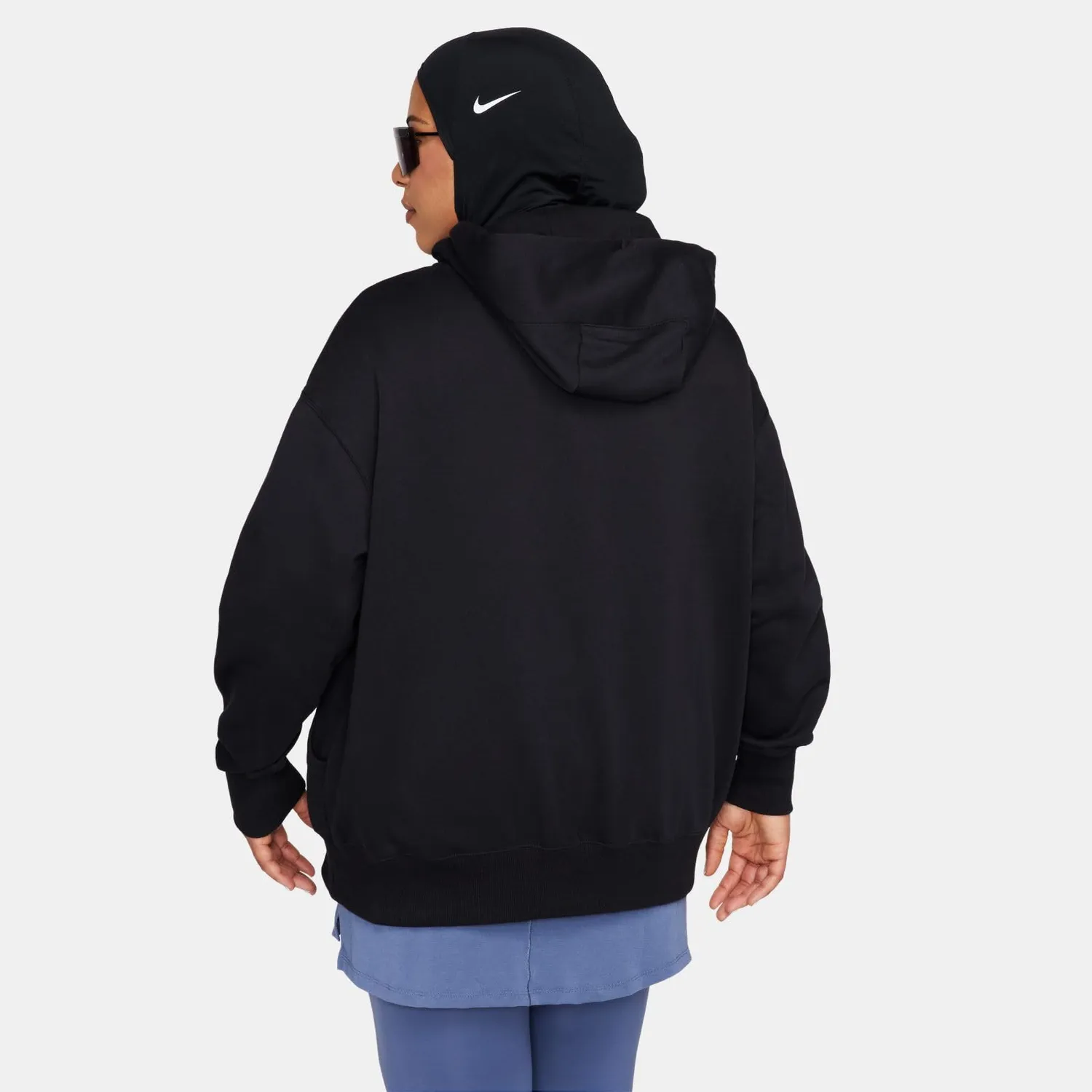 Nike Phoenix Fleece Felpa Zip Donna S Nero Sail