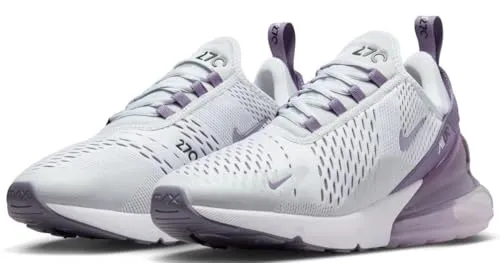 Nike Air Max 270 sneakers donna platino lilla