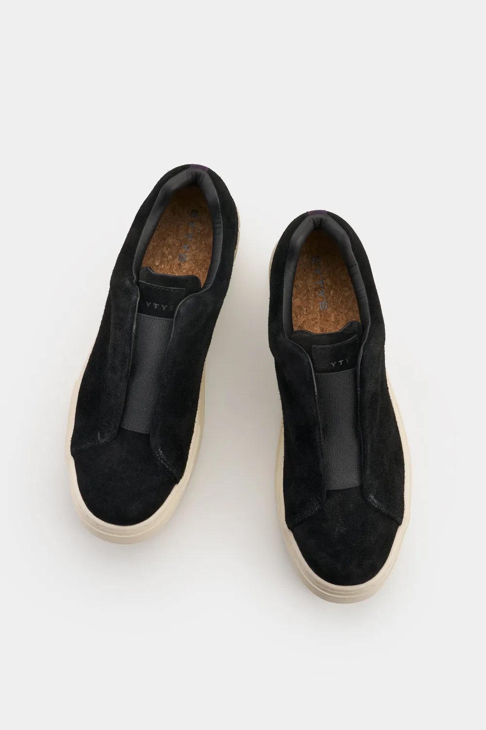 Eytys Doja Slip-On sneakers camoscio nero elastico