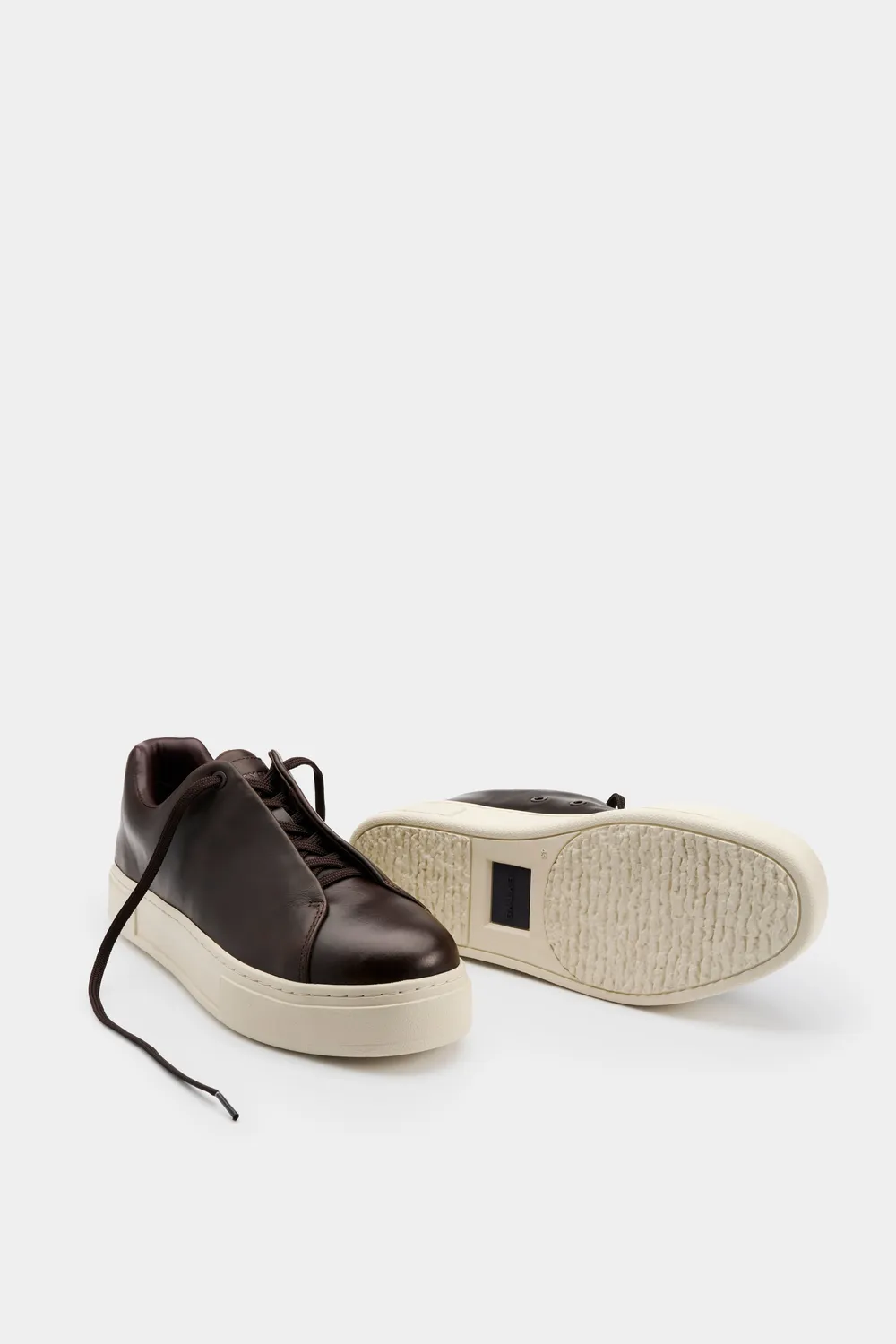 Eytys Doja sneakers pelle espresso lacci nascosti