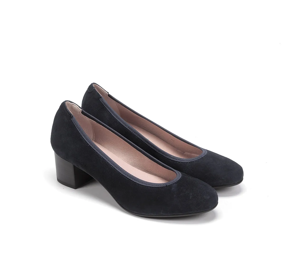 Fluchos Geminis D8469 scarpe donna blu tacco
