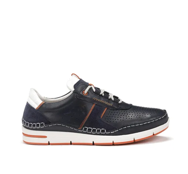 Fluchos Yannic F1442 sneakers uomo blu con lacci