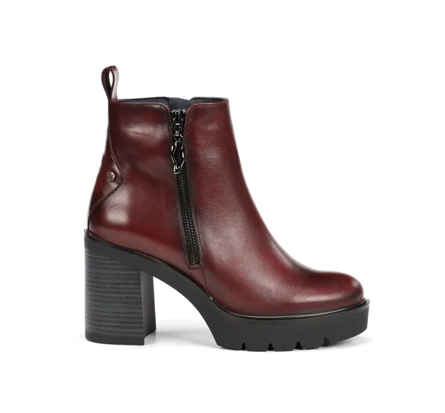 Fluchos Alert D9562 stivaletto bordeaux tacco track