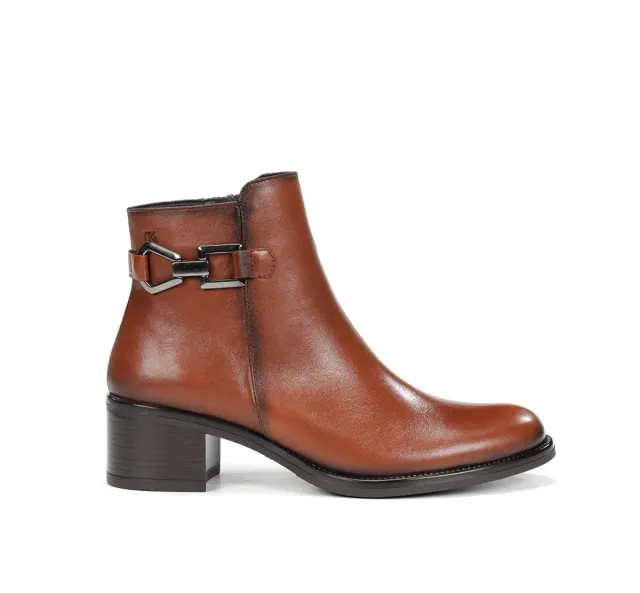 Fluchos Chiara D9347 stivaletto marrone punta sfilata
