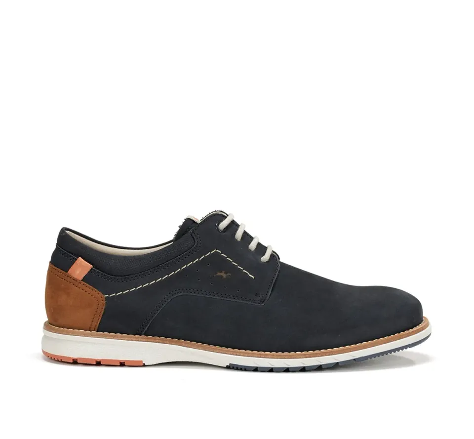 Fluchos Taylor F1978 scarpa uomo blu cuciture contrasto