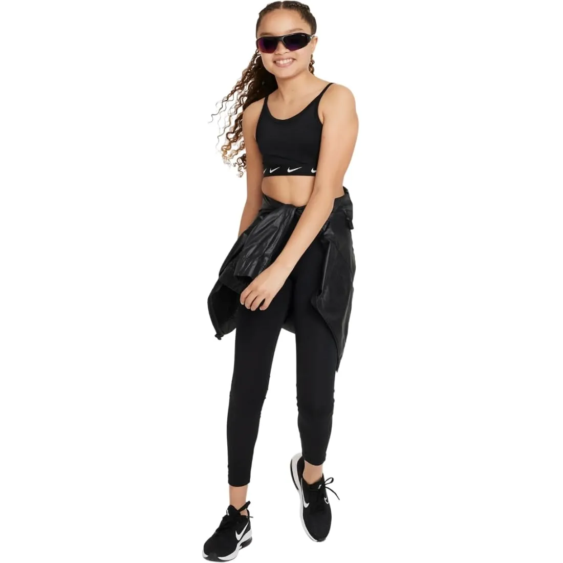Nike Dri-Fit One Bra ragazza 10 anni nero