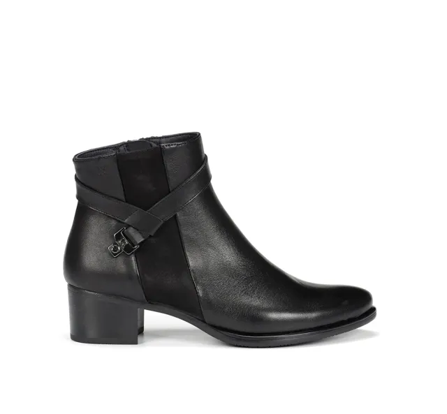 Fluchos Alegria D7232 stivaletti neri donna tacco medio