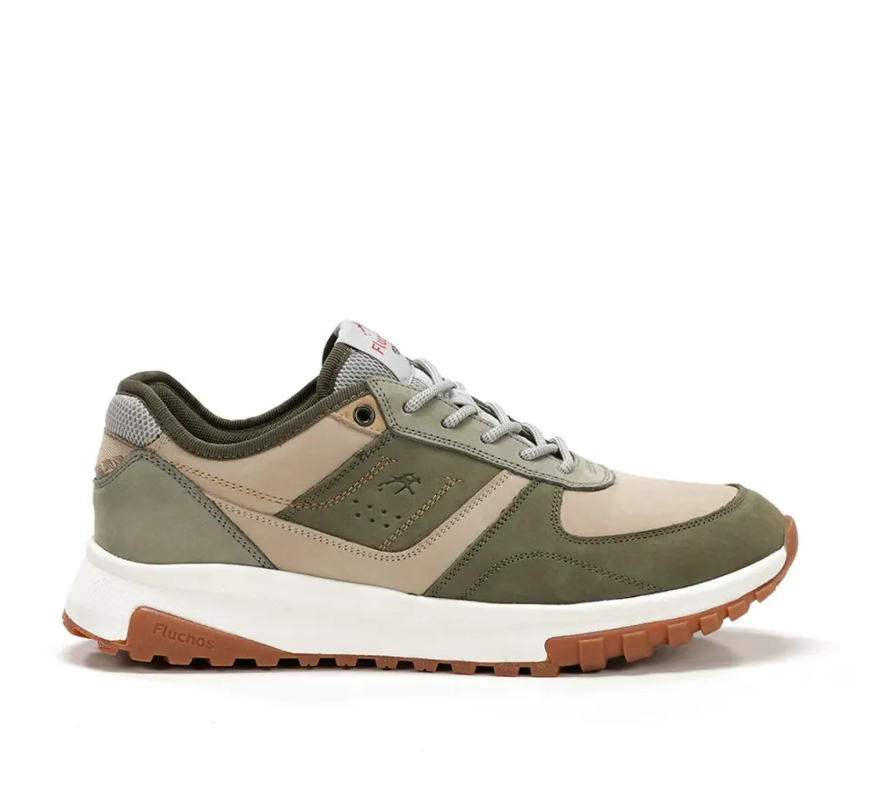 Fluchos Arion F2012 Sneakers Uomo Verdi Ammortizzate