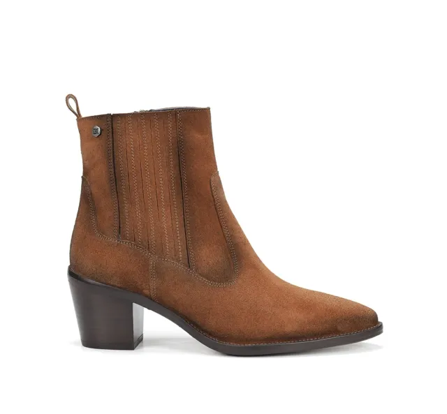 Fluchos Arwen D9425 stivaletti donna marroni tacco
