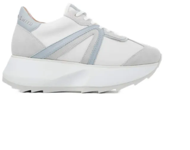 Alexander Smith Chelsea White Rose sneakers donna pelle