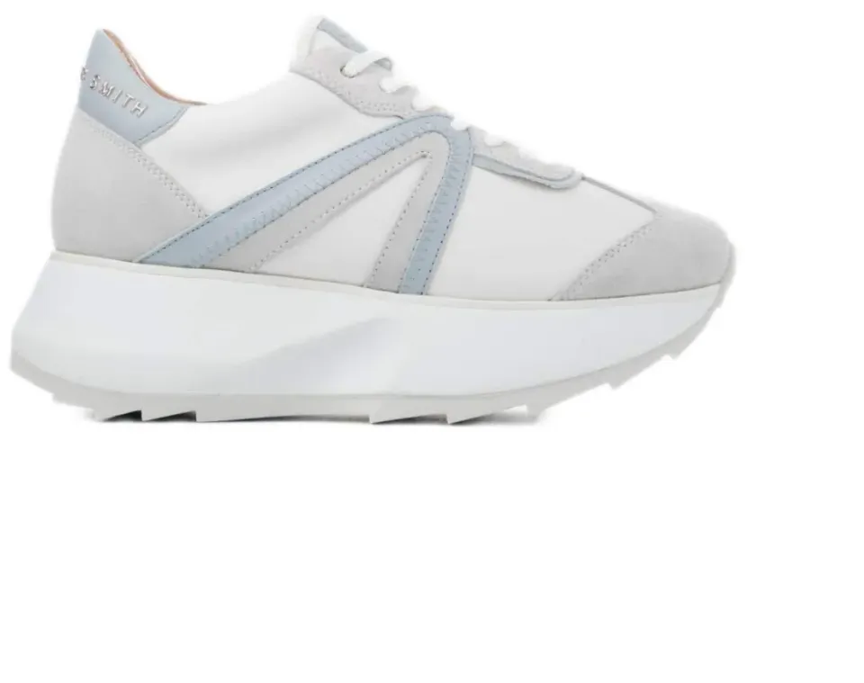 Alexander Smith Chelsea White Rose sneakers donna pelle