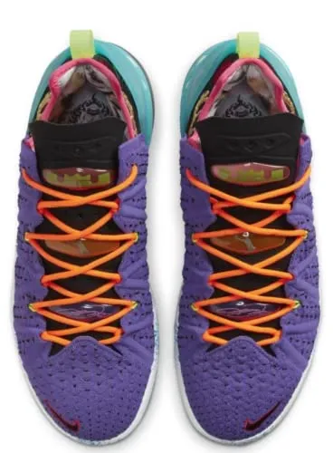 Nike LeBron 18 scarpe basket uomo viola 47,5