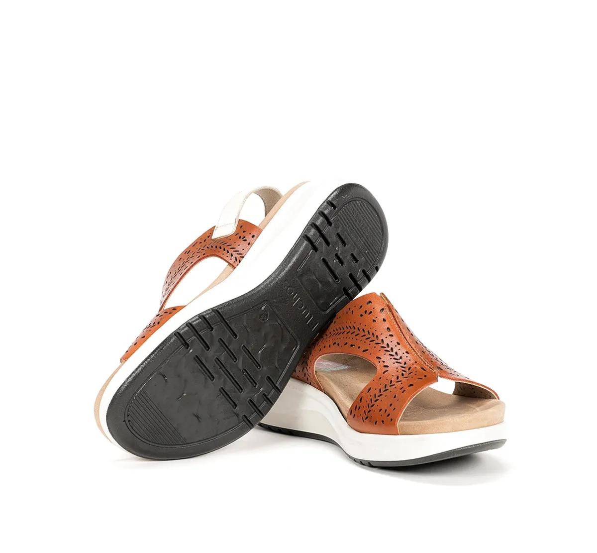 Fluchos Yagon F1481 sandali donna marroni flessibili