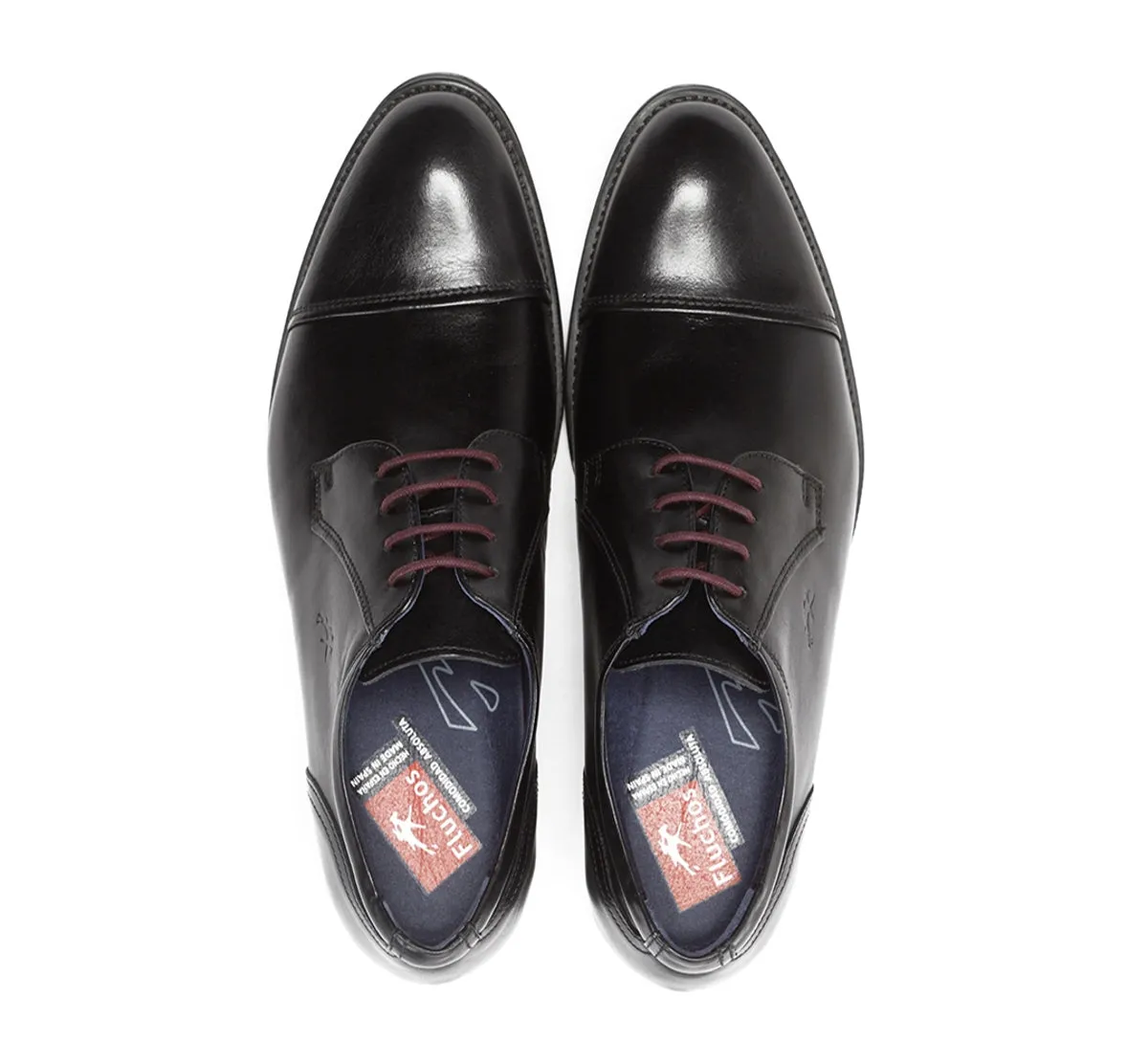 Fluchos Heracles 8412W scarpe nere pianta larga