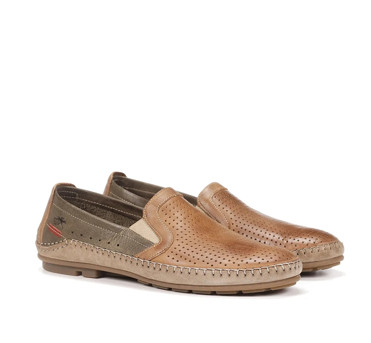 Fluchos Dorian F1172 mocassino uomo marrone casual