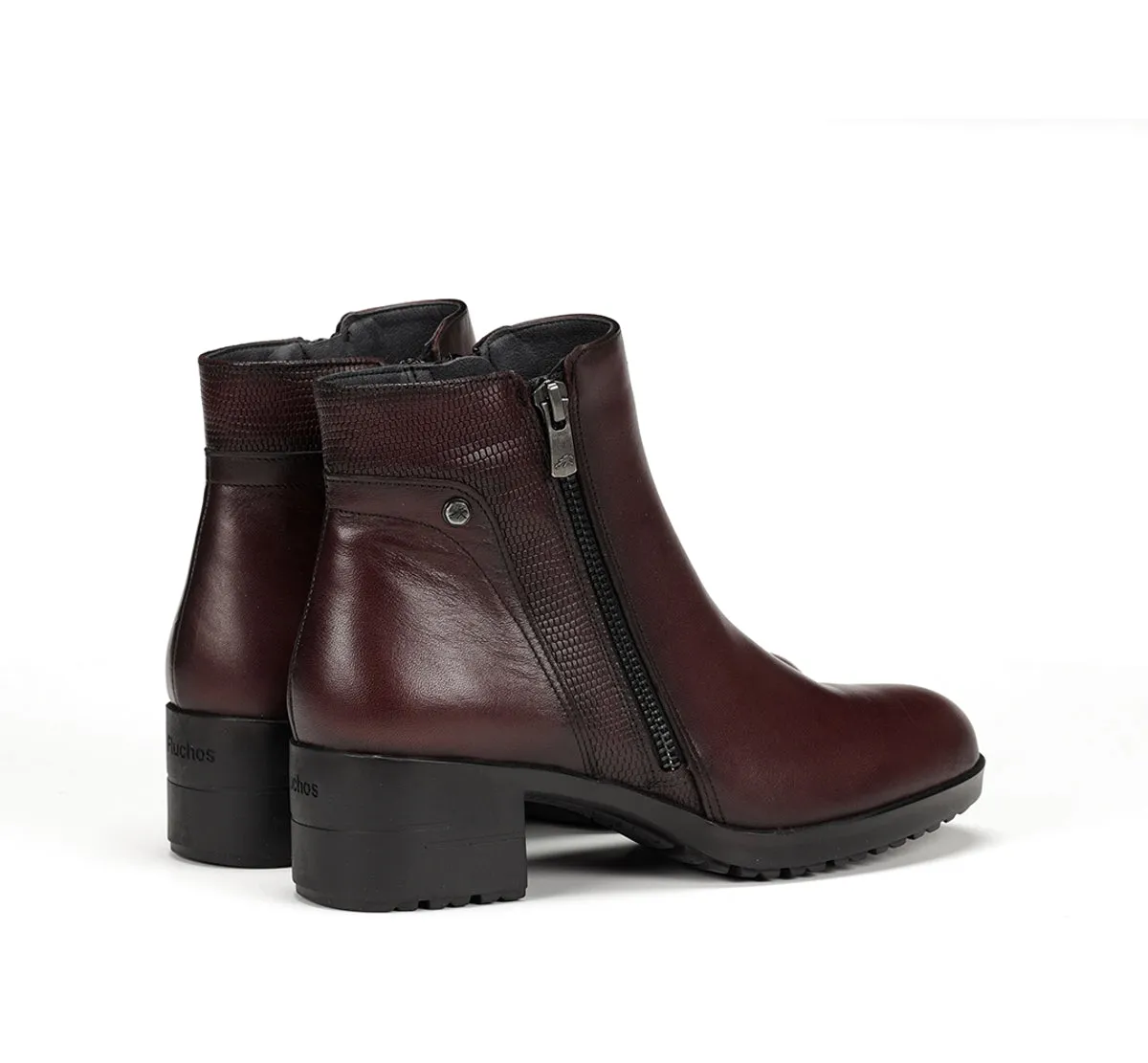 Fluchos Aliss F1367 Stivaletti Bordeaux Pelle