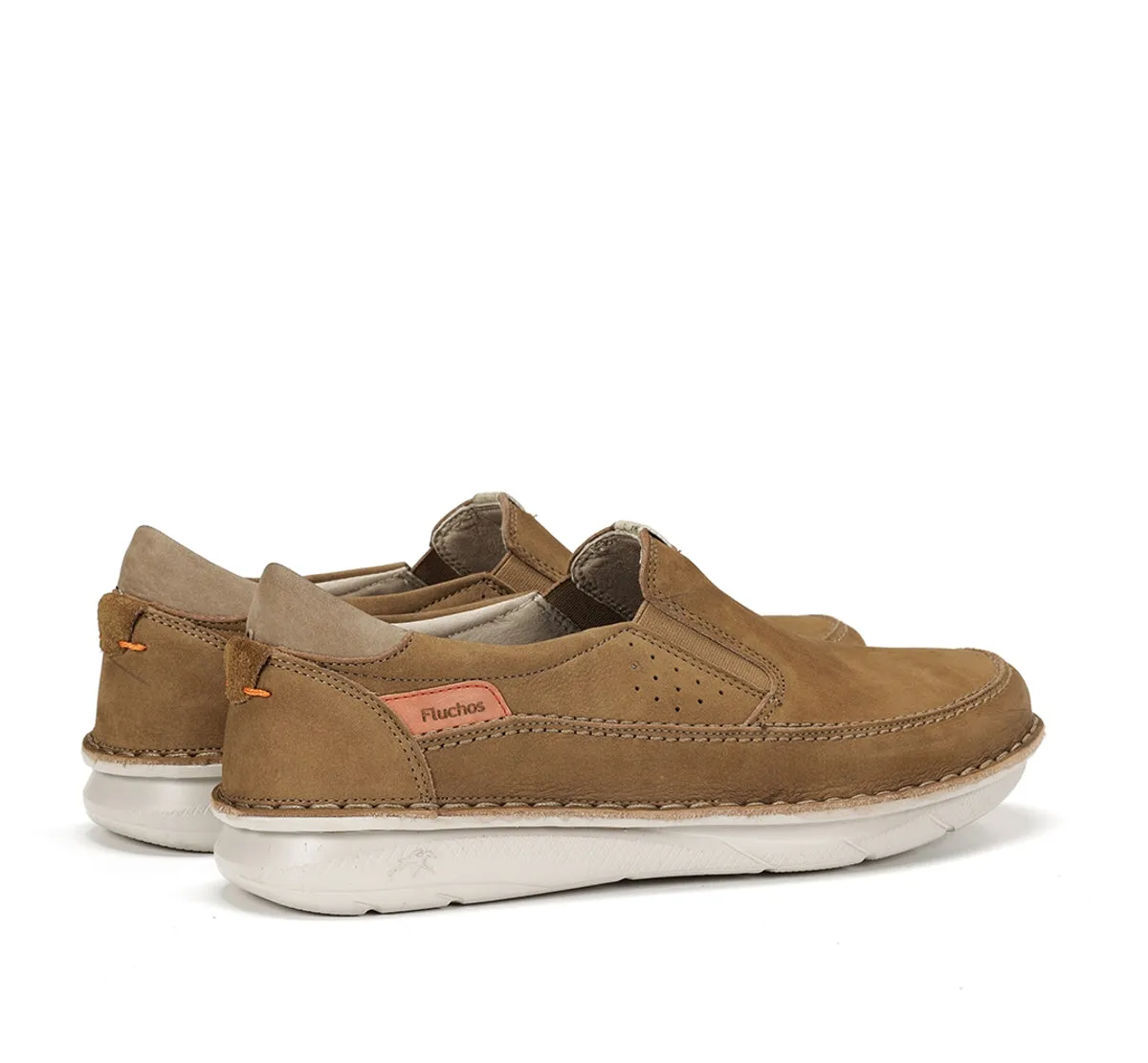 Fluchos Parker F2001 Slip On Uomo Marrone Leggera
